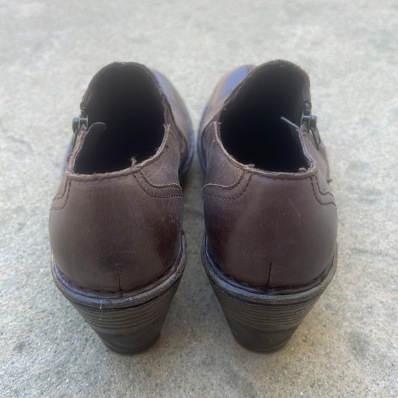 Born Madigan Brown Leather Women's Bootie Size 9 - Picture 6 of 11